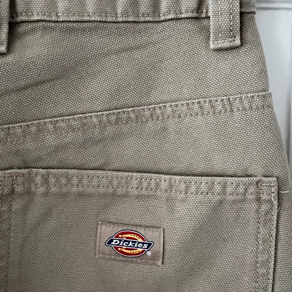 NWT Dickies Women’s Canvas Carpenter Pant 04 Stonewashed Desert Sand workwear - Picture 12 of 12